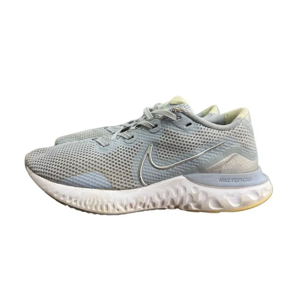 Nike Womens Renew Run Running Shoes Obsidian Mist CK6360-400 Size 7.5